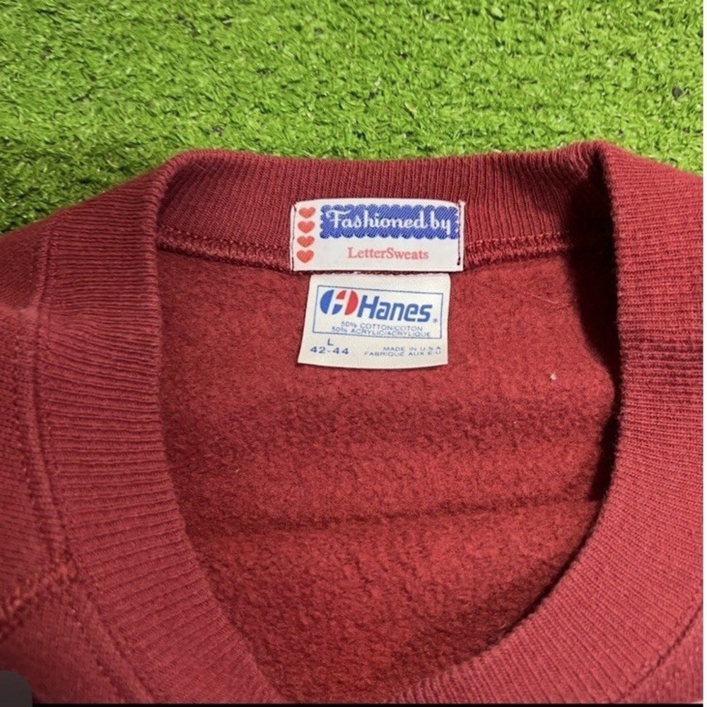 Vintage 80s Hanes Sweatshirt SM Cypress Texas Cy-Fair Bobcats Crewneck BFND - Picture 7 of 7
